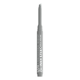 NYX Professional Makeup, Epic Inky Stix. Tono: Silver Shock (Gris metálico), 0.1 gr - Delineador en barra para ojos. A prueba de agua con textura cremosa. Dura hasta 24H. Fórmula vegana