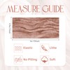 Wokceer Dusty Pink Cheesecloth Table Runner Spring 10FT Boho Gauze