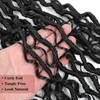 BLUONASI Goddess Locs Hair Hook, 18 Inch New Goddess Faux