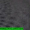 goodbath Ringless Shower Curtain, Waffle Shower Curtains for Bathroom,Mesh Top