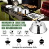 Homikit Stainless Steel Burger Bell Set (2, 18 cm)