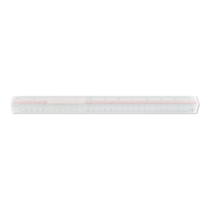 Aristo Triangular Three-Edged Scale 30 cm White Plastic for Technical