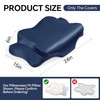 HOMBYS 2 Pack Satin Cervical Pillowcases (Only Pillowcase), Silky Butterfly-Shaped
