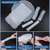 meekoo 2 Pcs Large Silicone Resin Tray Molds with 4
