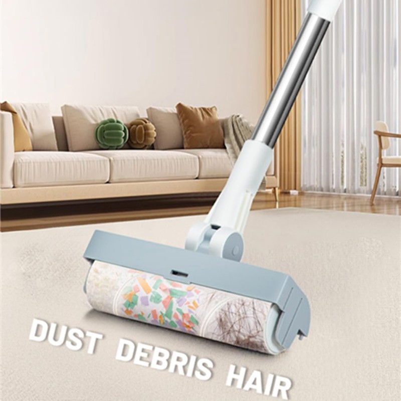 5-in-1 Foldable Cleaning Kit – All-in-One Broom, Dustpan, Pet Hair