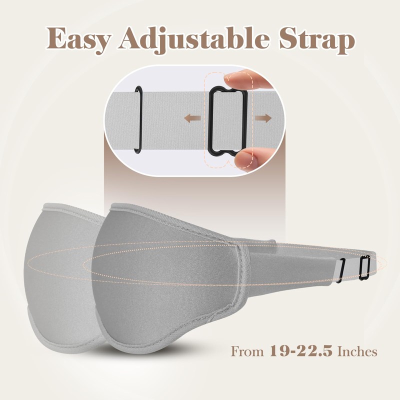 FYGRIP FYGRIP 3D Eye Mask, Ultra Comfort, 100% Pressure-Free &