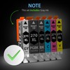 Smart Ink Compatible Ink Cartridges Replacement for Canon Pixma PGI-270XL