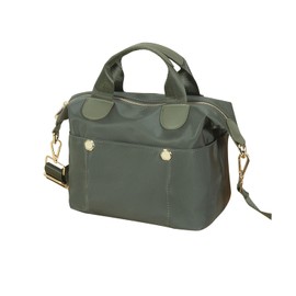 PORRASSO Women Crossbody Bag Fashion Shoulder Bag Multifunctional Handbag Ladies Satchel Nylon Messenger Bag for Travel School Work Daily Use Green