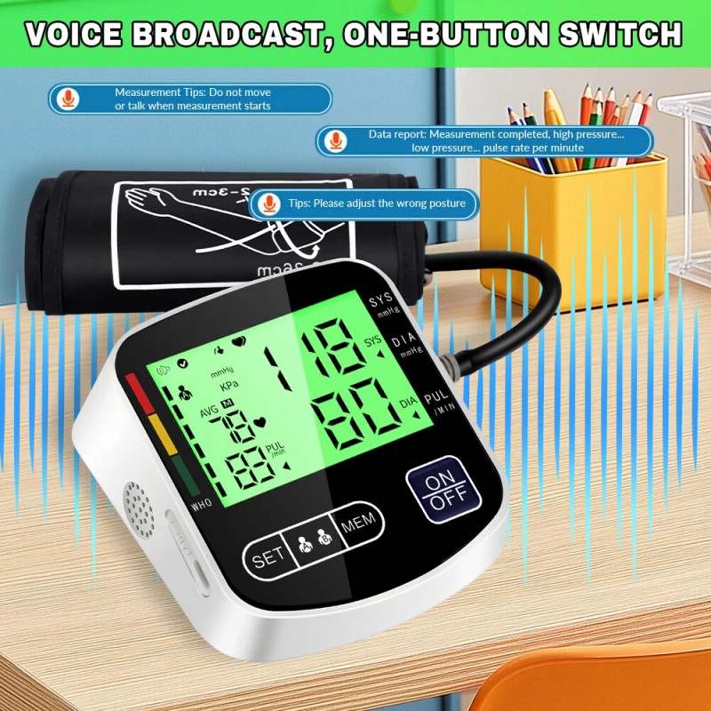 SOFIA Digital Extra Large Backlit Display Automatic Upper Arm Blood