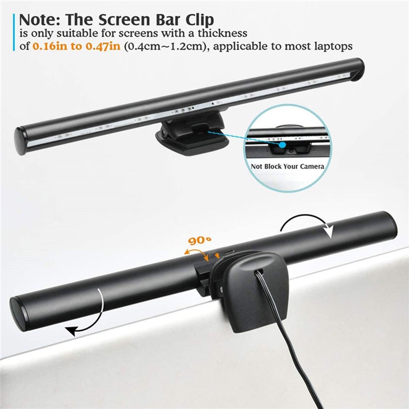 26cm Computer Screen Monitor Light Bar E-Reading Lamp with Bi-Color