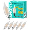 AMDTU E12 LED Candelabra Bulb 25 Watt Equivalent Dimmable Frosted
