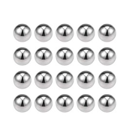 sourcing map 5/32-inch Bearing Balls 440C Stainless Steel G25 Precision Balls 100pcs