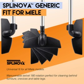 Splinova Miele Vacuum Generic Black Parquet Floor Brush Tool Replacement SBB 300-3