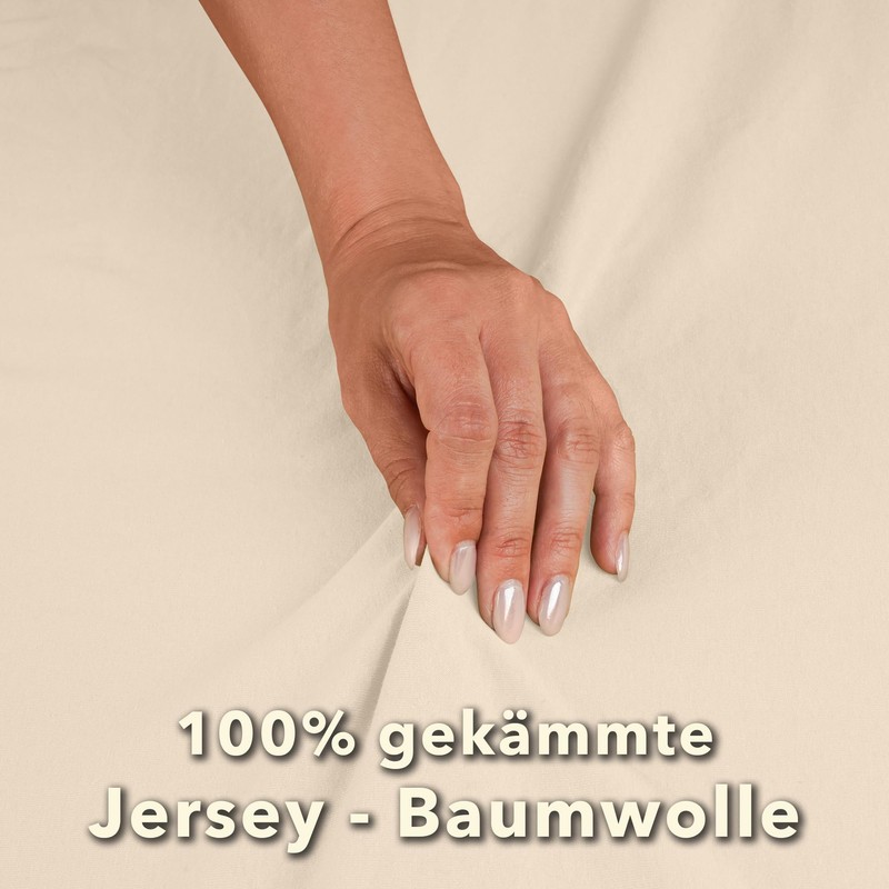 Studio Basic Fitted Sheet 120 x 200 cm, 100% Combed