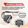 Dunviku Blower Motor Cooling Fan Resistor, Pigtail Connector Compatible with