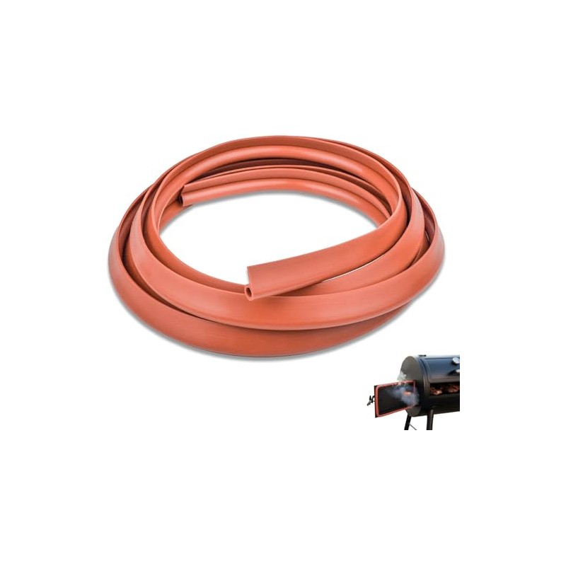 26ft Silicone P-Gasket Seal for Smoker Door Seal Barbecue Smoker