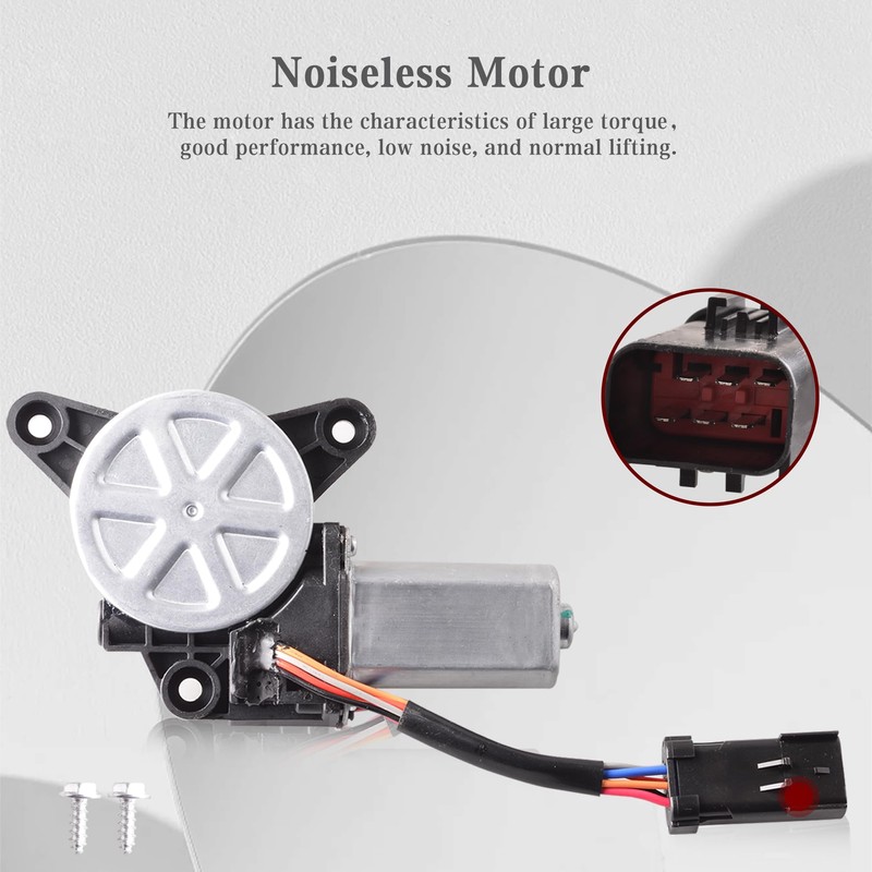 Predep Front Left Driver Side Window Regulator Motor Assembly Compatible