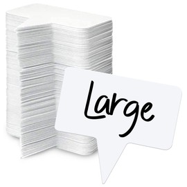 Formaticum Cheese Sign – Small Medium Large food-grade plastic cheese label, for cheese markers, charcuterie, board labels, labels for food & puck Cheese, cheese holder, cheese board- 100 signs