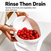Rice Washing Strainer for Kitchen Use – Plastic Drainage Sieve