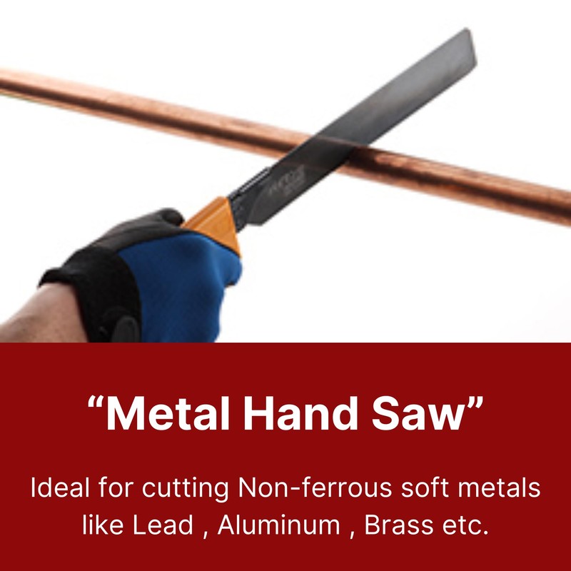 Z-saw Japanese Metal Hand Saw for Non-Ferrous Soft Metals COPPER240