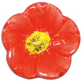 愛龍社 四季の花 箸置き 椿 AR-1199 直径4.8cm