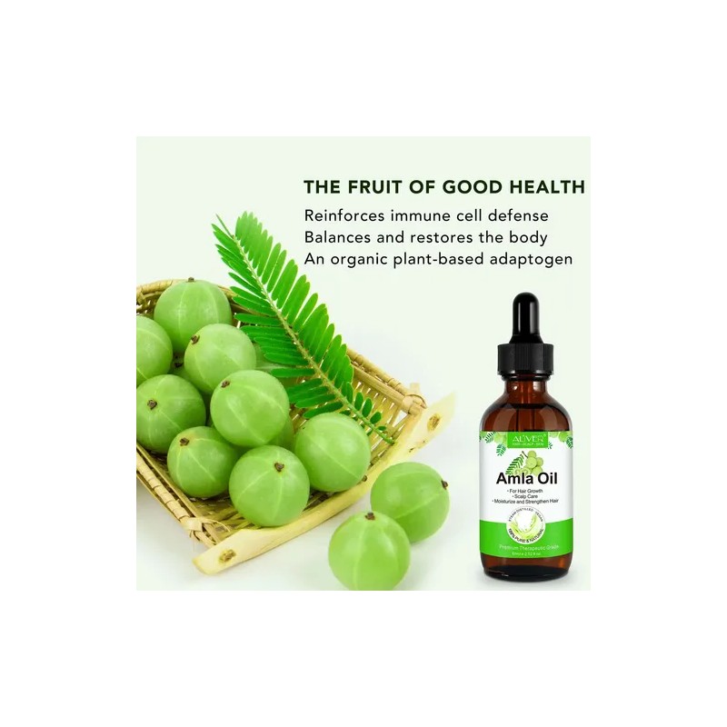 Aceite Esencial Amla Piel + Suave Cabello Y Pestañas Fuertes