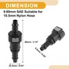 Partuto 2 Set 9.89mm SAE to 10.5mm ID Universal Fuel