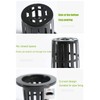 BENLIUDH 2.75inch Garden Plastic Slotted Mesh Net Cups Pots, Round