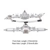RC Front Rear Axles Complete Set Metal Assembly Kit Axle