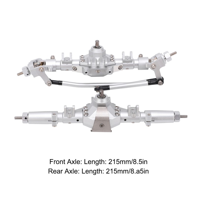 RC Front Rear Axles Complete Set Metal Assembly Kit Axle