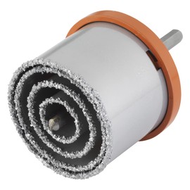 wolfcraft Drill Bit Set Carbide Coated 6-Piece I 3478000 I For Masonry and Stone, Diameter 33-83 mm, Cutting Depth 55 mm