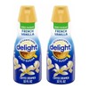 2 Botes Crema International Delight 946ml Cu French Vainilla Zero
