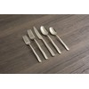 Cambridge Ayden Champagne Mirror Piece Flatware Set, 20 Count, Metallic