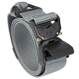 MOZETO Tactical Belt for Men 1.5" Nylon Combat Work Emt Heavy Duty Belt with Quick Release Talon Buckle