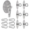 Sankoly 4 Pcs Self Adhesive Ceiling Hook Stainless Steel Pad