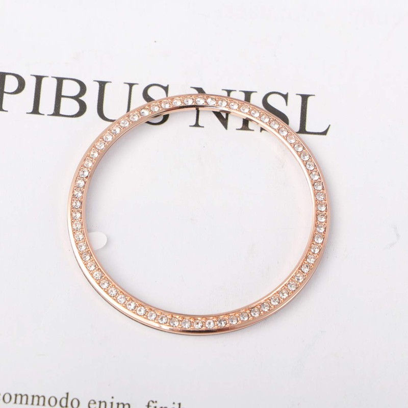 Gatuida 46mm Bezel Protector Crystal Diamond Cover Alloy Bezel Ring