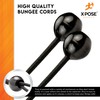 Xpose Safety Bungee Ball Cords 9" 100 Pack Heavy Duty