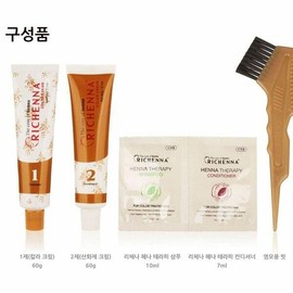 Rechtena 리체나 헤어염색약 칼라 헤나 11L 아주밝은 금발색 (W61F261) Lichena Hair Color Cream Henna 11L Very Light Blonde (W61F261) [Standard Product]
