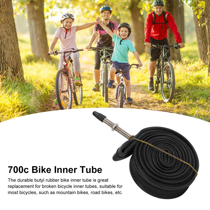 2 Pack 700x23C Bike Inner Tube 700c Presta Valve Butyl