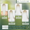 RUNATURE Nanoring Extensions Real Hair Brown 60 cm Long Hair
