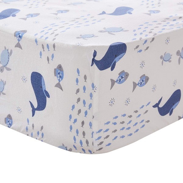 Levtex Baby - Boho Bay Sealife Crib Fitted Sheet -