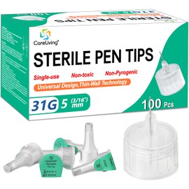 Pen Tips 31g x 5mm, Universal Fit, 100/bx, Comfortable