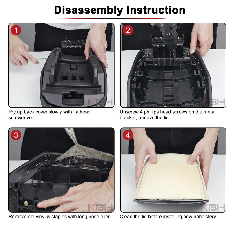 KBH Front Center Console Armrest Cover Replacement for Ford Explorer