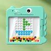 Magnetic Doodle Board Dinosaur Shape Dust Free Dot Art Preschool