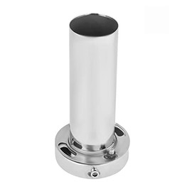 Qiilu Exhaust Tip, Universal Adjustable Round Exhaust Muffler Tip Removable Sound Silencer (4 inch)
