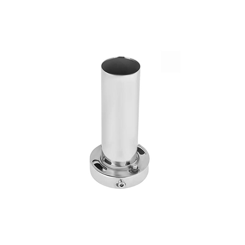 Qiilu Exhaust Tip, Universal Adjustable Round Exhaust Muffler Tip Removable