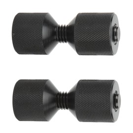 2 Pieces Double Hole Connecting Pin Set, Aluminum 2 Hole Pipe Flange Alignment Connector Alignment Pin Replacement for Large Car Ship Machinery, Default