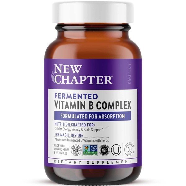 New Chapter Vitamin B Complex, Fermented Vitamin B Complex, USDA