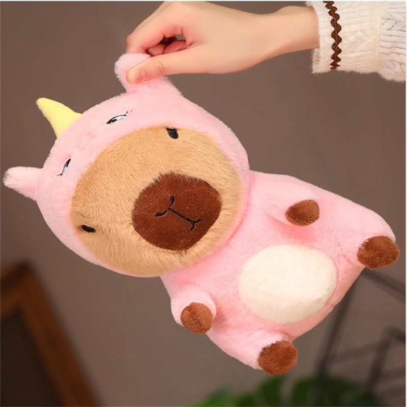 champracer Capybara Cuddly Toy, Cute Transforming Capybara Plush Toy, Capybara