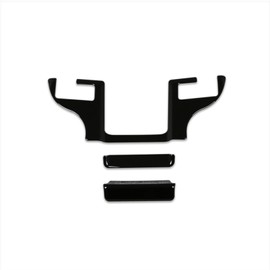 Beautost Fit for Toyota New Grand Highlander 2024 2025 Interior Armrest Box Switch Panel Cover Trim (Piano Black)